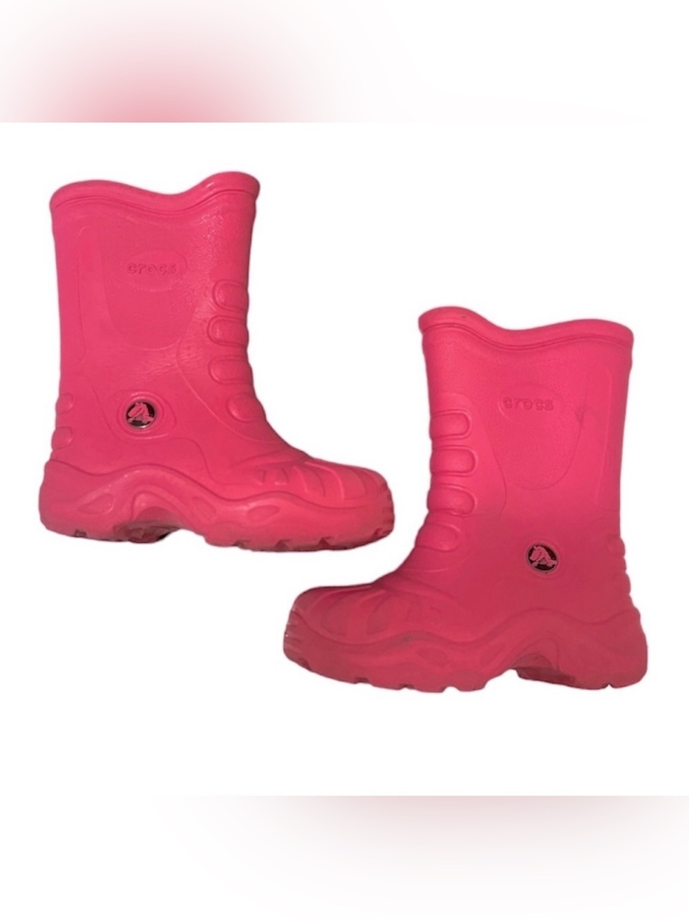 Crocs Toddler Hot Pink Rain Boots